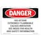 Signmission OSHA Danger Sign, 7" Height, 10" Width, Iso-Octane Extremely Flammable Causes Irritation, Landscape OS-DS-D-710-L-2342 - alternate 1